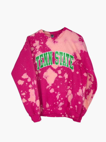 Handmade Tenn State AKA Blossom Crewneck Sweatshirt