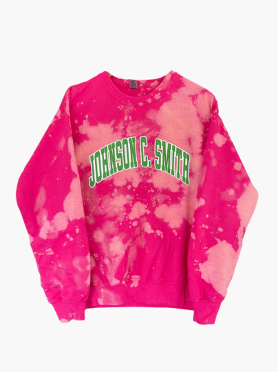 Handmade Johnson C. Smith AKA Blossom Crewneck Sweatshirt