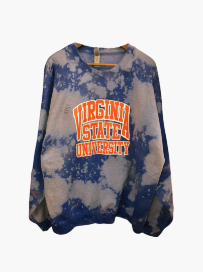 Handmade Virginia State Crew Neck Sweatshirt