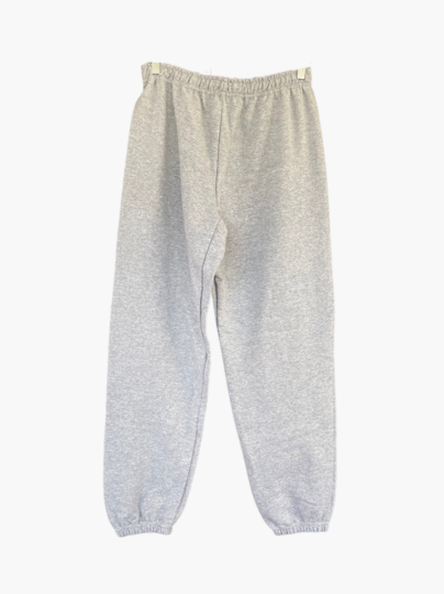 Handmade Drawstring Cuffed Classic Style Sweat Pants - Ash Grey