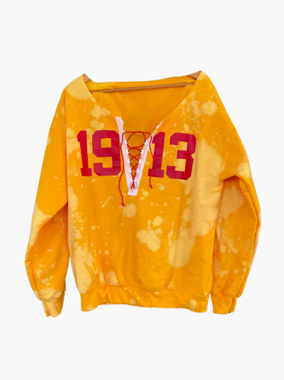 Handmade DST 1913 Yellow Gold Lace Up