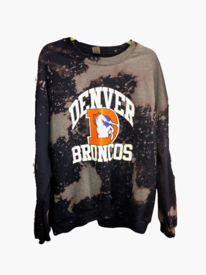 Handmade Denver Broncos Crewneck Sweatshirt