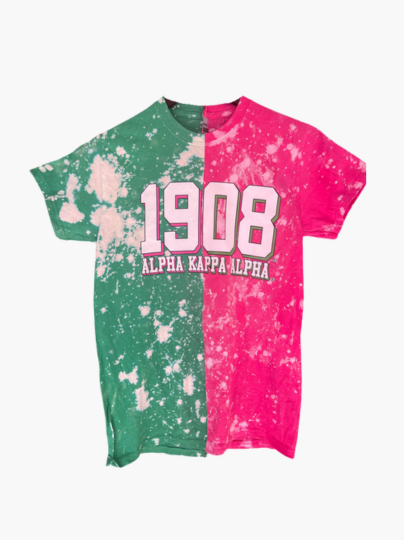 The 1908 AKA Half and Half Crew Neck T-shirt