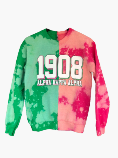 AKA 1908 Half and Half Fleece Sweatshirt