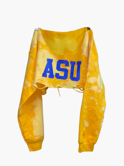 Handmade Albany State ASU Full Length or Cropped Sweatshirt