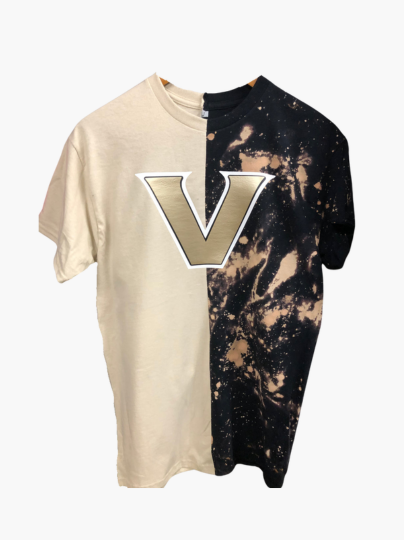 Handmade Vanderbilt Half and Half T-Shirt
