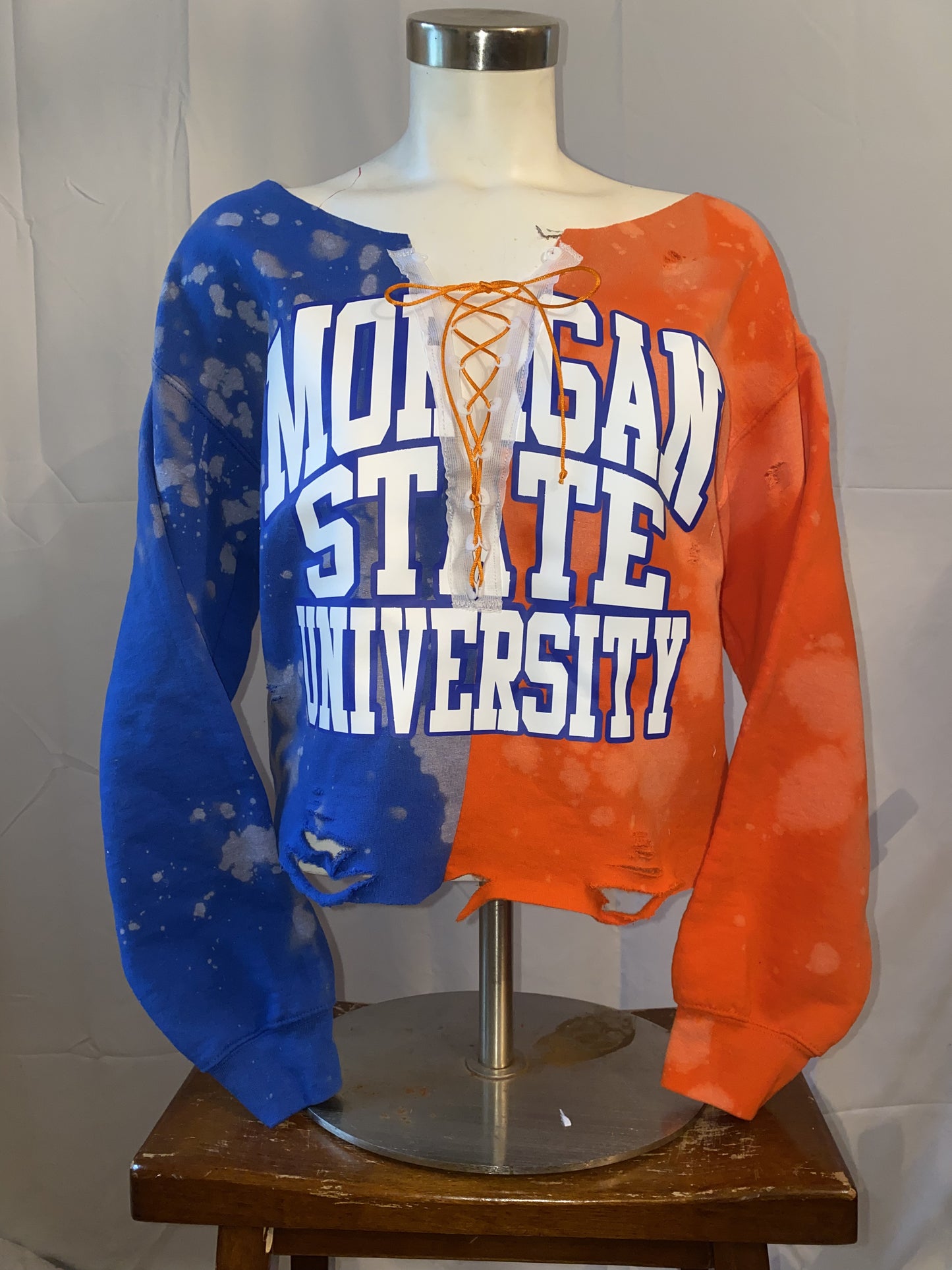 Morgan State University lace up half and half