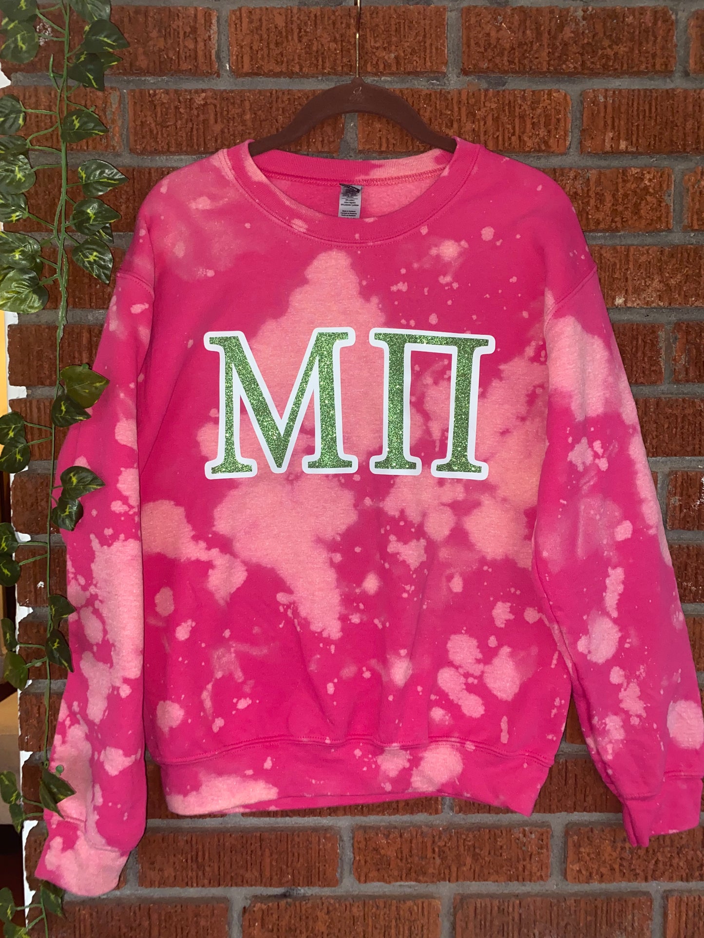 Handmade Glitter Mu Pi Chapter Sweatshirt