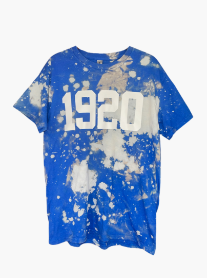 Handmade Zeta Phi Beta 1920 Blue T-Shirt