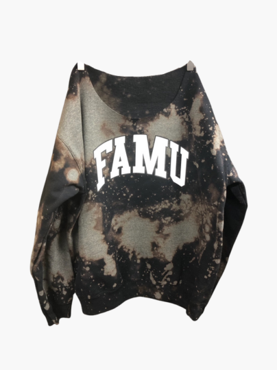 Handmade FAMU Crew Neck or Off Shoulder Sweatshirt