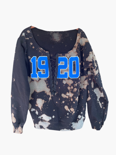 Handmade Zeta Phi Beta 1920 Lace Up Sweatshirt