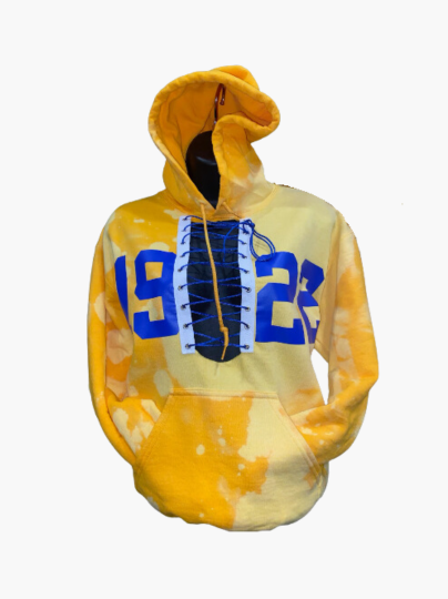 Handmade Sigma Gamma Rho SGRho 1922 Lace Up Hoodie