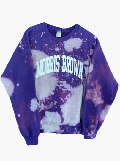Handmade Morris Brown College Crew Neck Sweatshirt