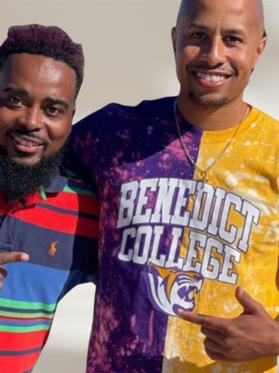 Handmade Benedict College Half and Half T-Shirt or Crew