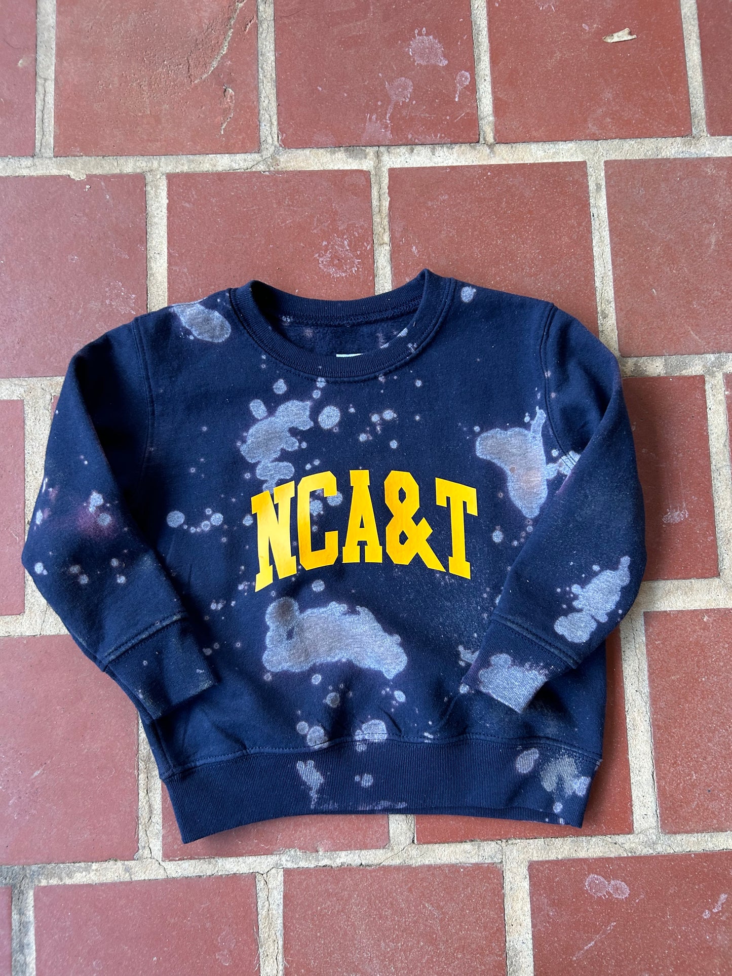 Handmade NCAT NCA&T Toddler Navy Sweatshirt