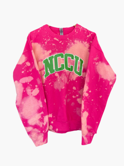 Handmade NCCU AKA Blossom Crewneck Sweatshirt