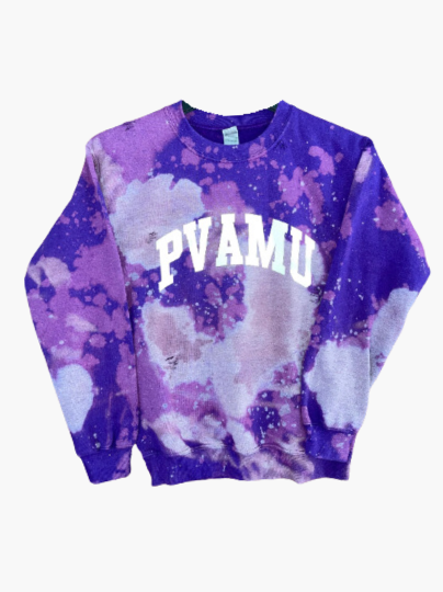 PVAMU Purple fashion Crewneck Sweatshirt