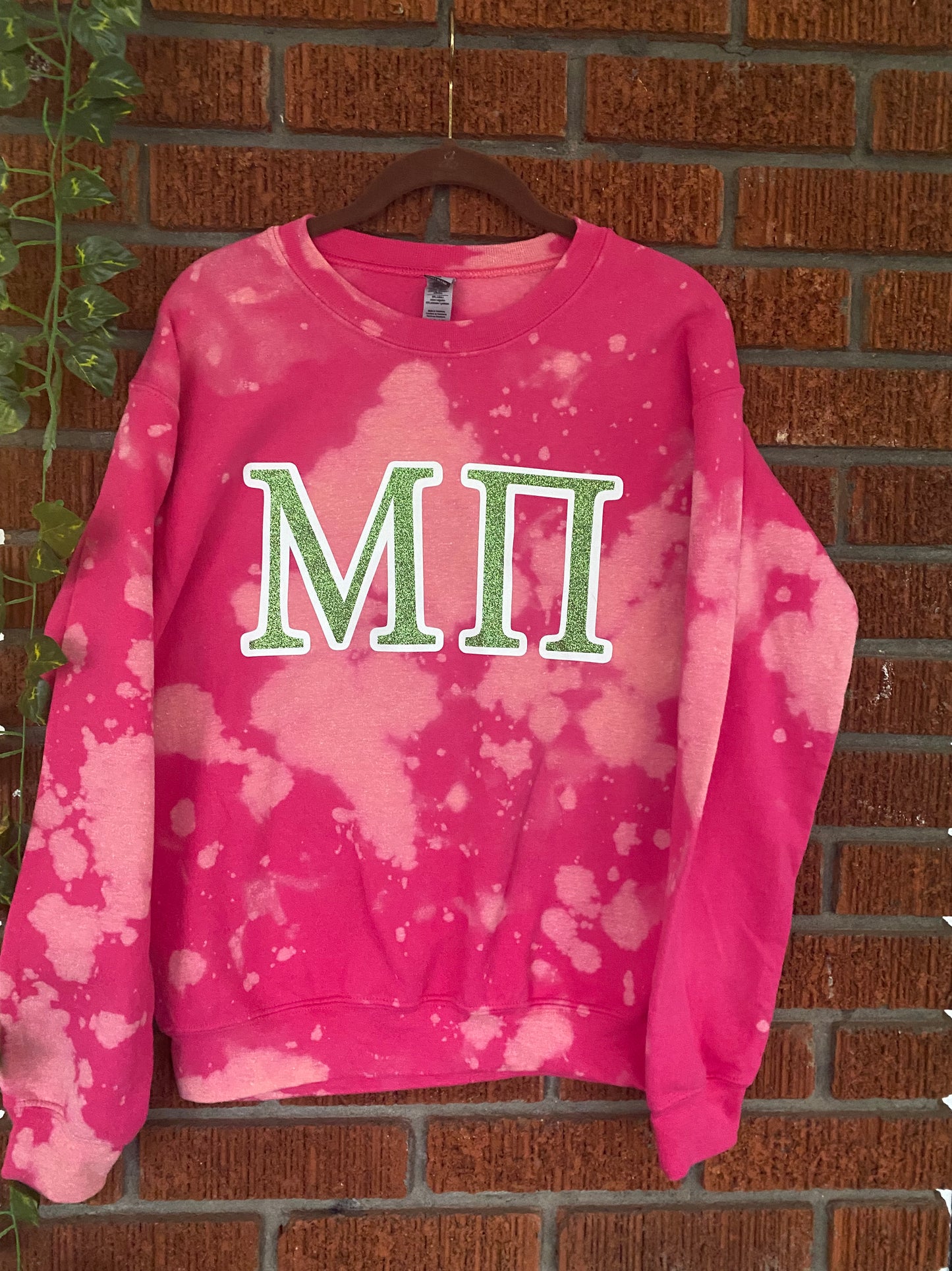 Handmade Glitter Mu Pi Chapter Sweatshirt