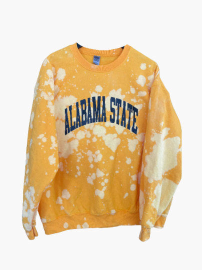 Handmade Alabama State Crew Neck Sweatshirt