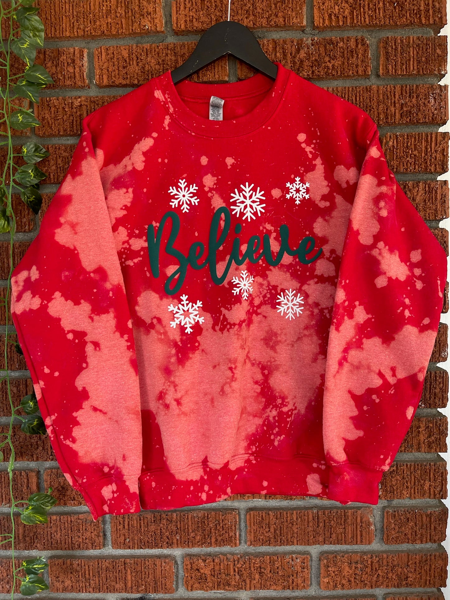 Snowflake Serenade 'Believe' Holiday Sweatshirt