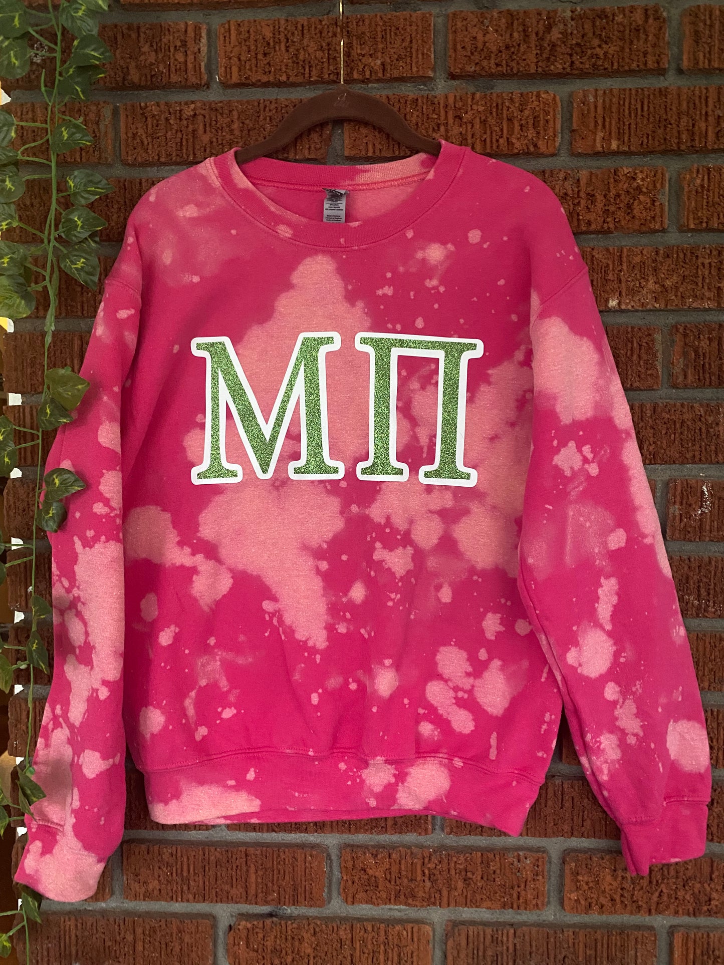 Handmade Glitter Mu Pi Chapter Sweatshirt