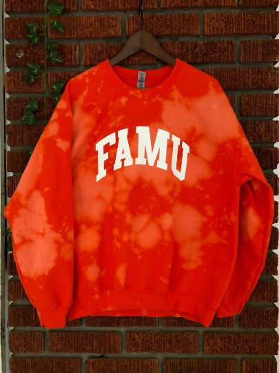 Handmade FAMU Crewneck Sweatshirt