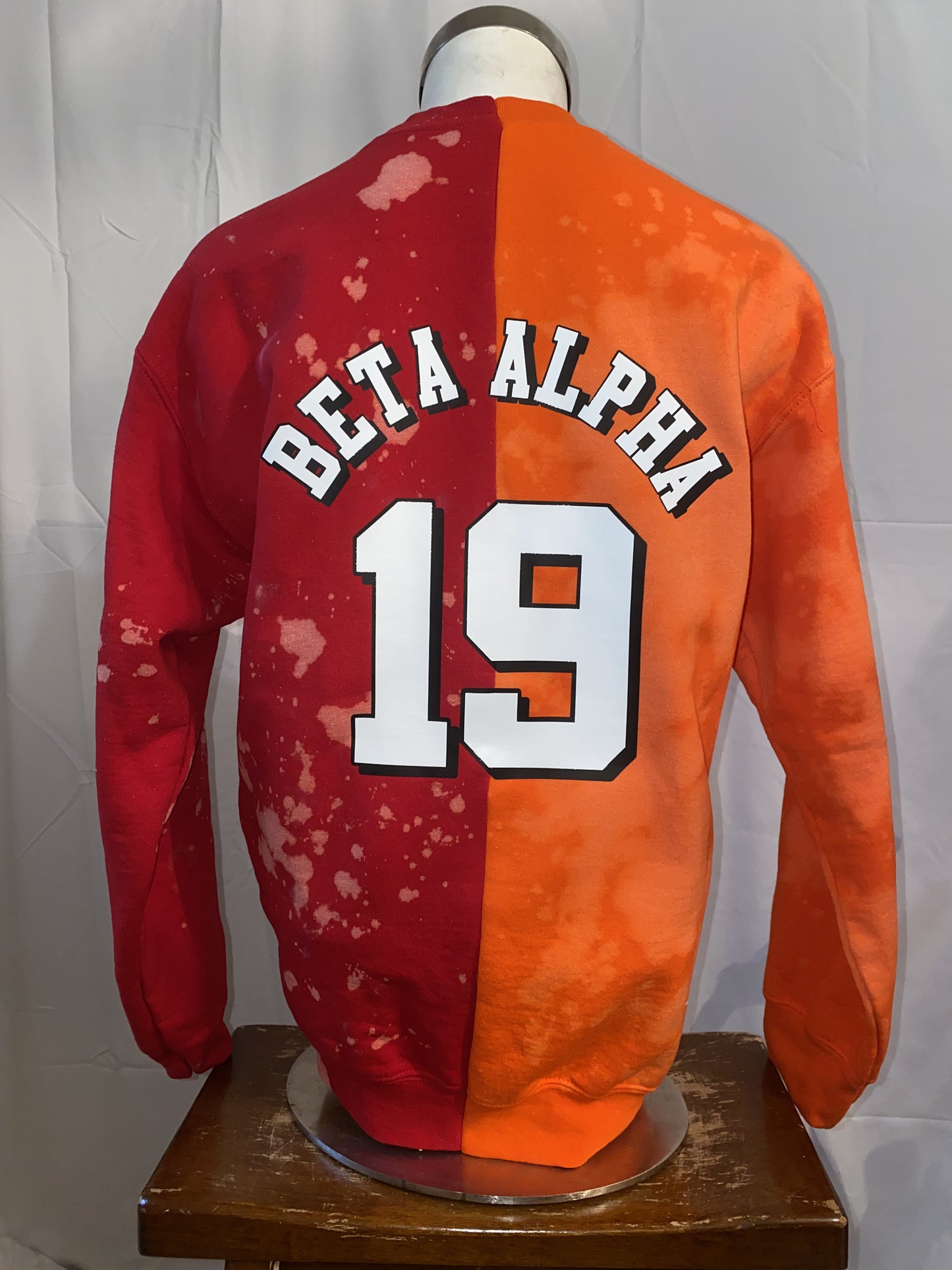 Miss Kyra D. Handmade FAMU Delta Beta Alpha 13 Half&Half Crew Sweatshirt