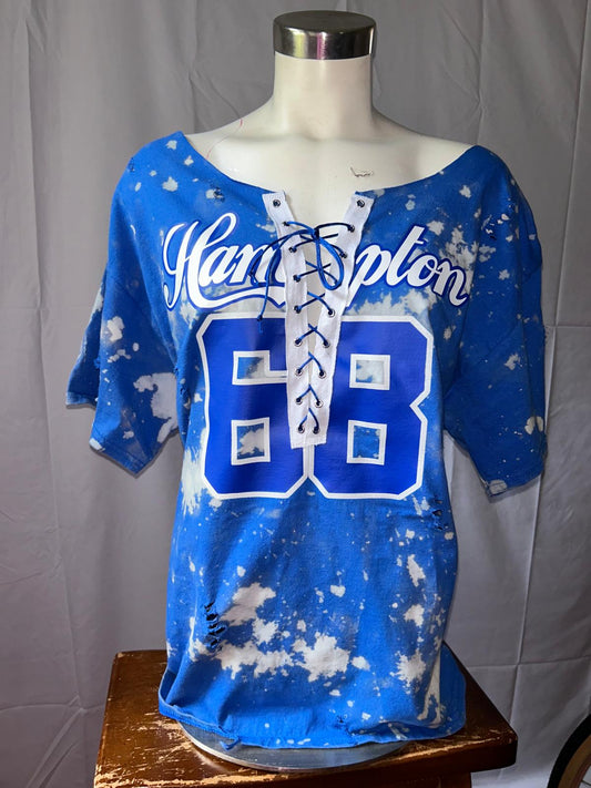Hampton University,1968 Lace Up T-Shirt, Lace Up T-Shirt,1968 T-Shirt