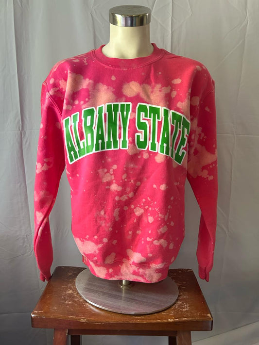 Albany State AKA Blossom  Sweatshirt, Albany State AKA   Sweatshirt ,  Albany State Blossom Crewneck Sweatshirt