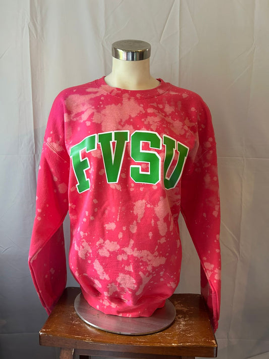 FVSU AKA Blossom Sweatshirt,  FVSU AKA Sweatshirt, FVSU Blossom Crewneck Sweatshirt