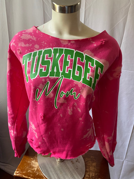 Tuskegee Mom AKA Blossom Sweatshirt , Tuskegee Blossom Sweatshirt