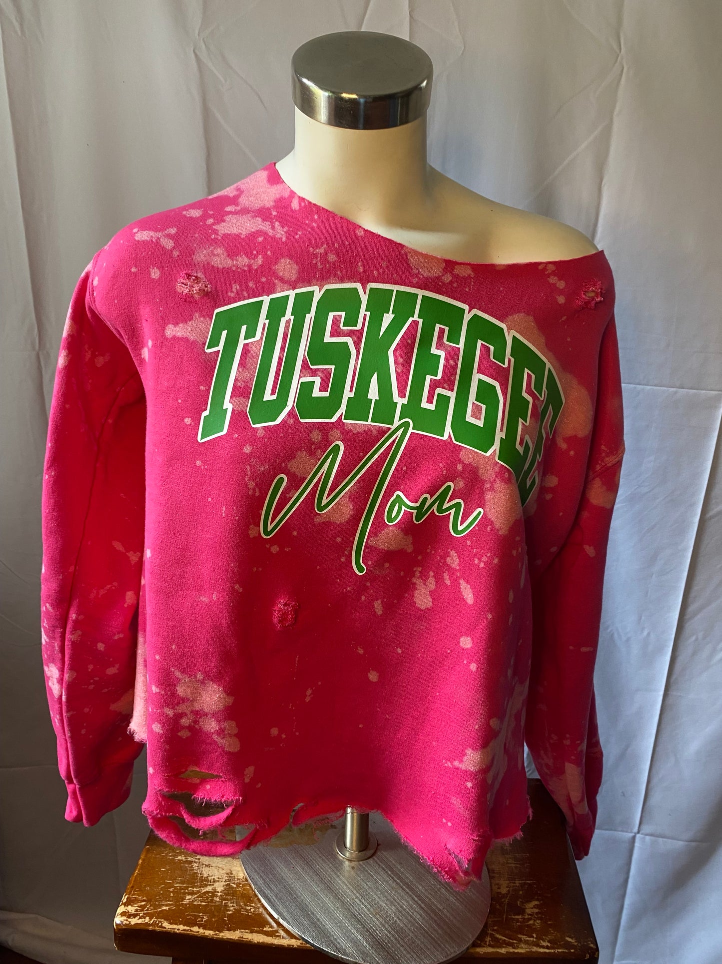 Handmade Tuskegee Mom AKA Blossom Sweatshirt