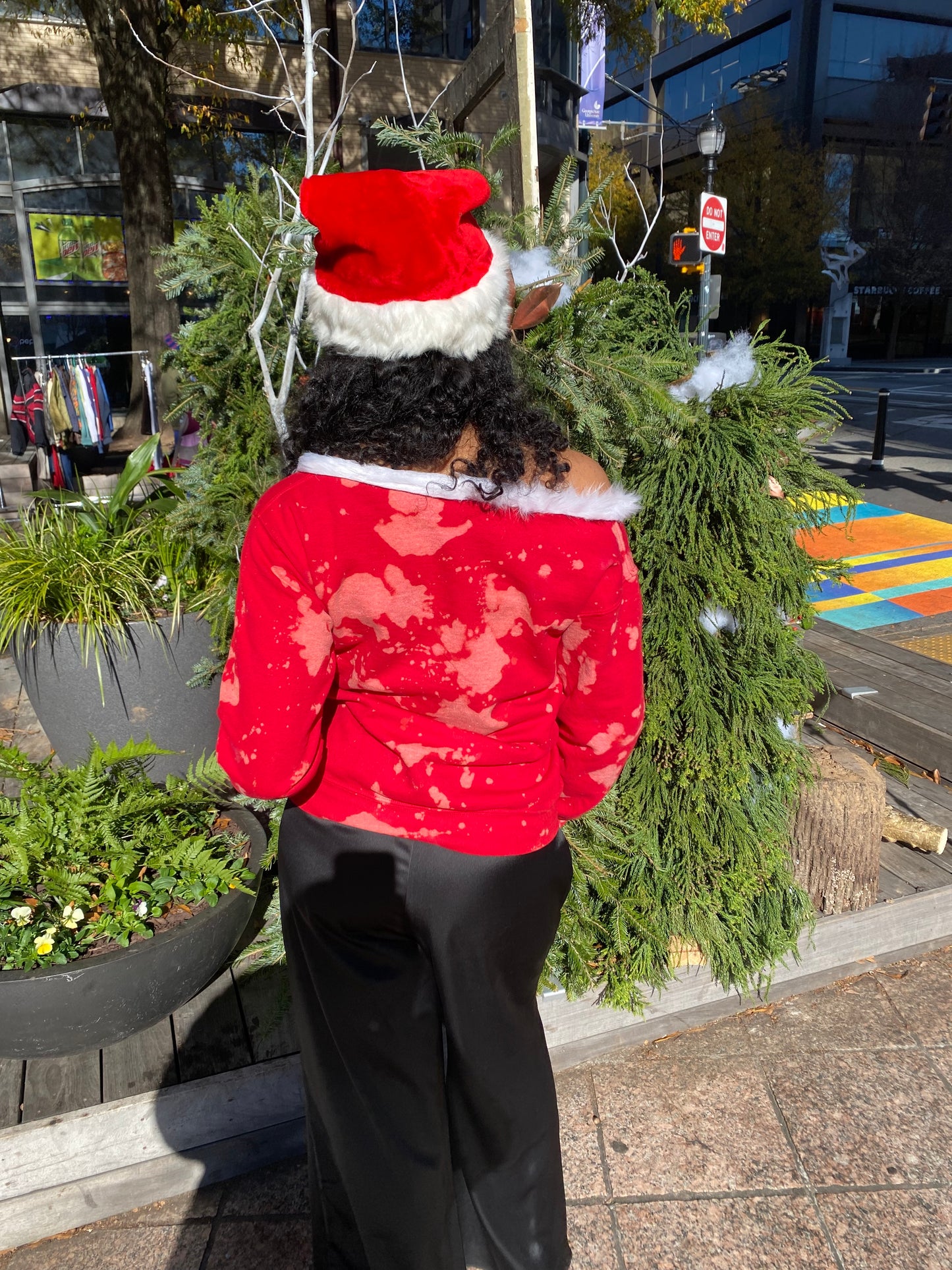Santa Baby Chic Holiday Sweatshirt
