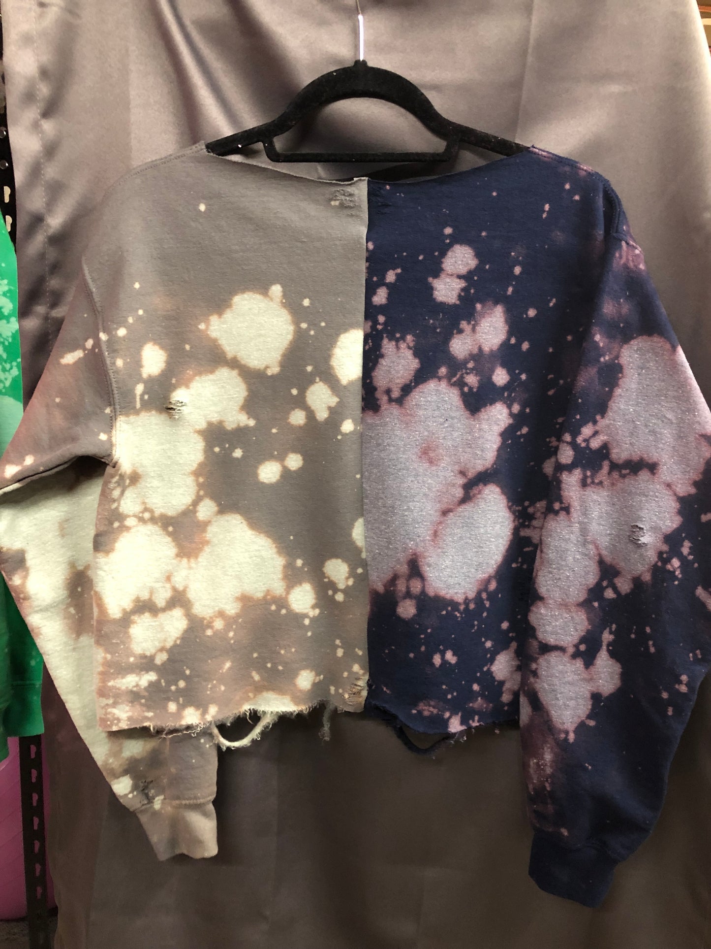 Handmade University of Nevada Half and Half Sweatshirt