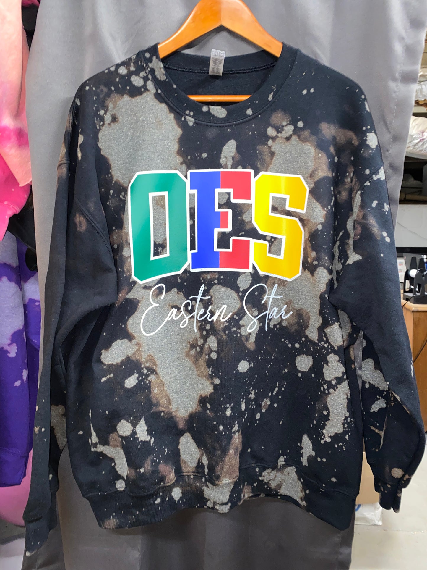 Handmade OES Crew Neck or Off Shoulder Sweatshirt