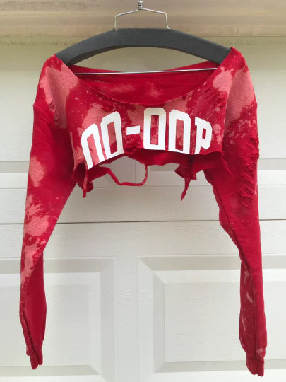 Handmade DST Oo-Oop Red Sweater