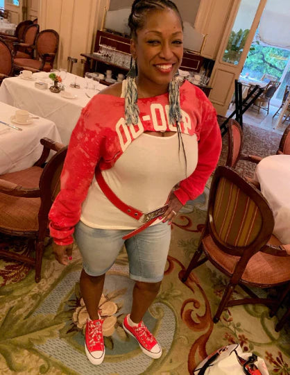 Handmade DST Oo-Oop Red Sweater