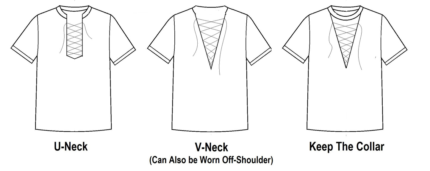 Custom Order: Adult Sweatshirt / Half and Half / Lace-Up