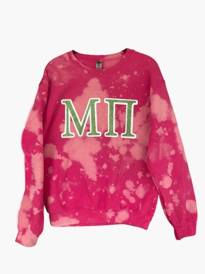 Handmade Glitter Mu Pi Chapter Sweatshirt