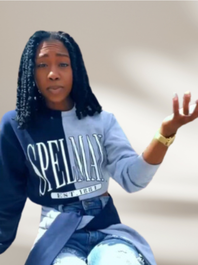 Handmade Lyneezy Spelman 1881 Half and Half Crew Neck Sweatshirt or Long Sleeve T-Shirt