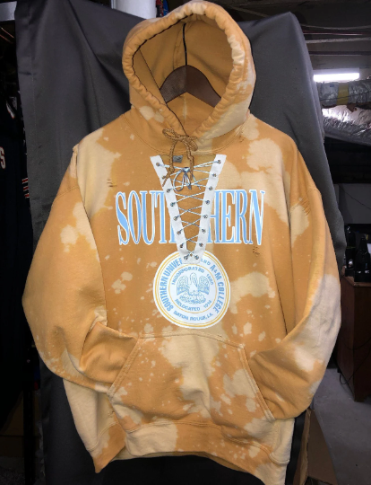 Handmade Southern University Lace Up Hoodie