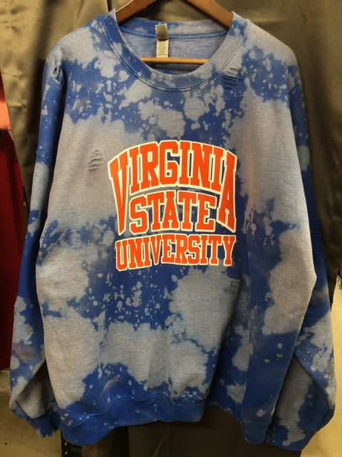 Handmade Virginia State Crew Neck Sweatshirt