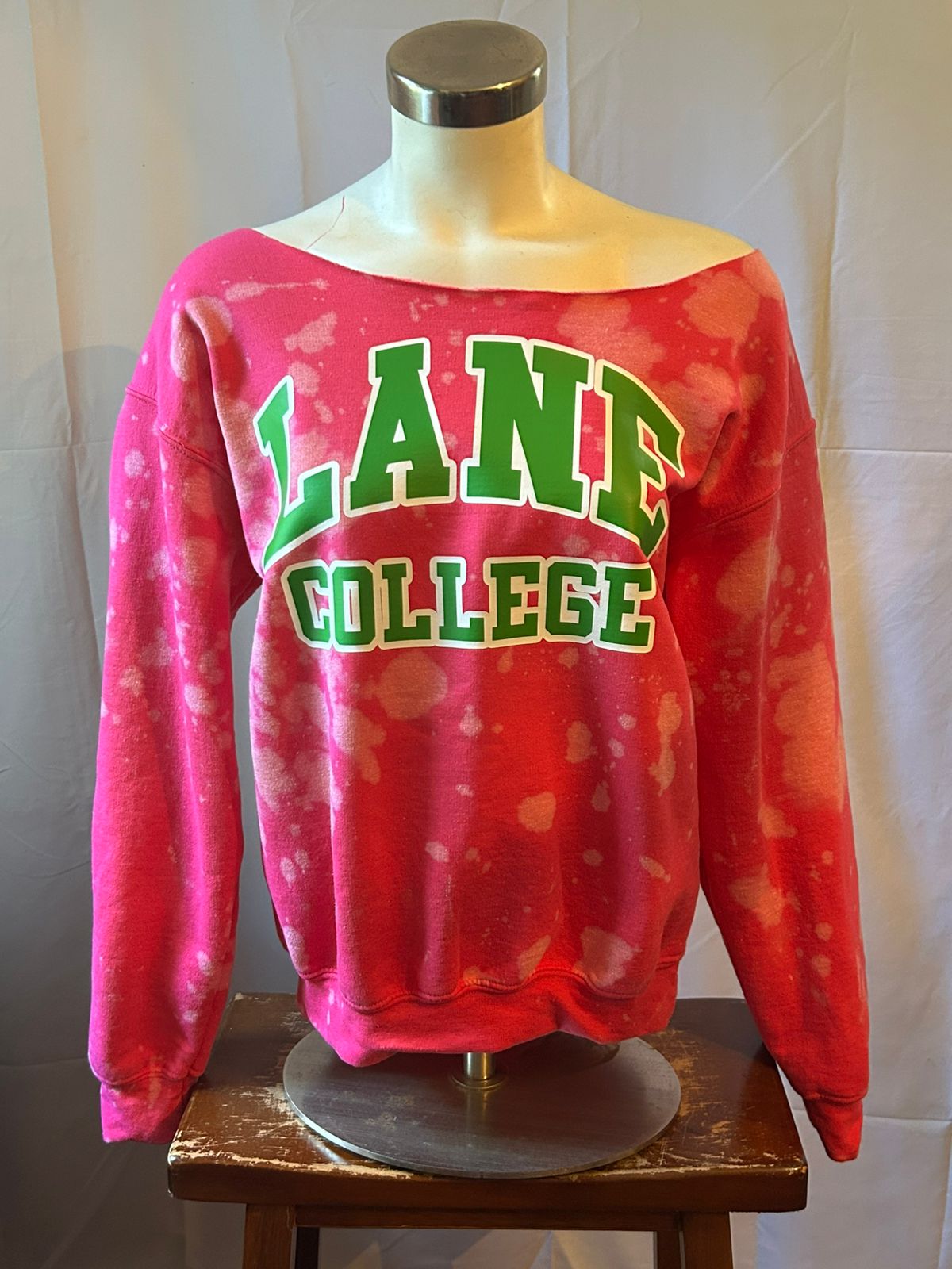 Handmade Lane College Blossom Crewneck or Off Shoulder Sweatshirt