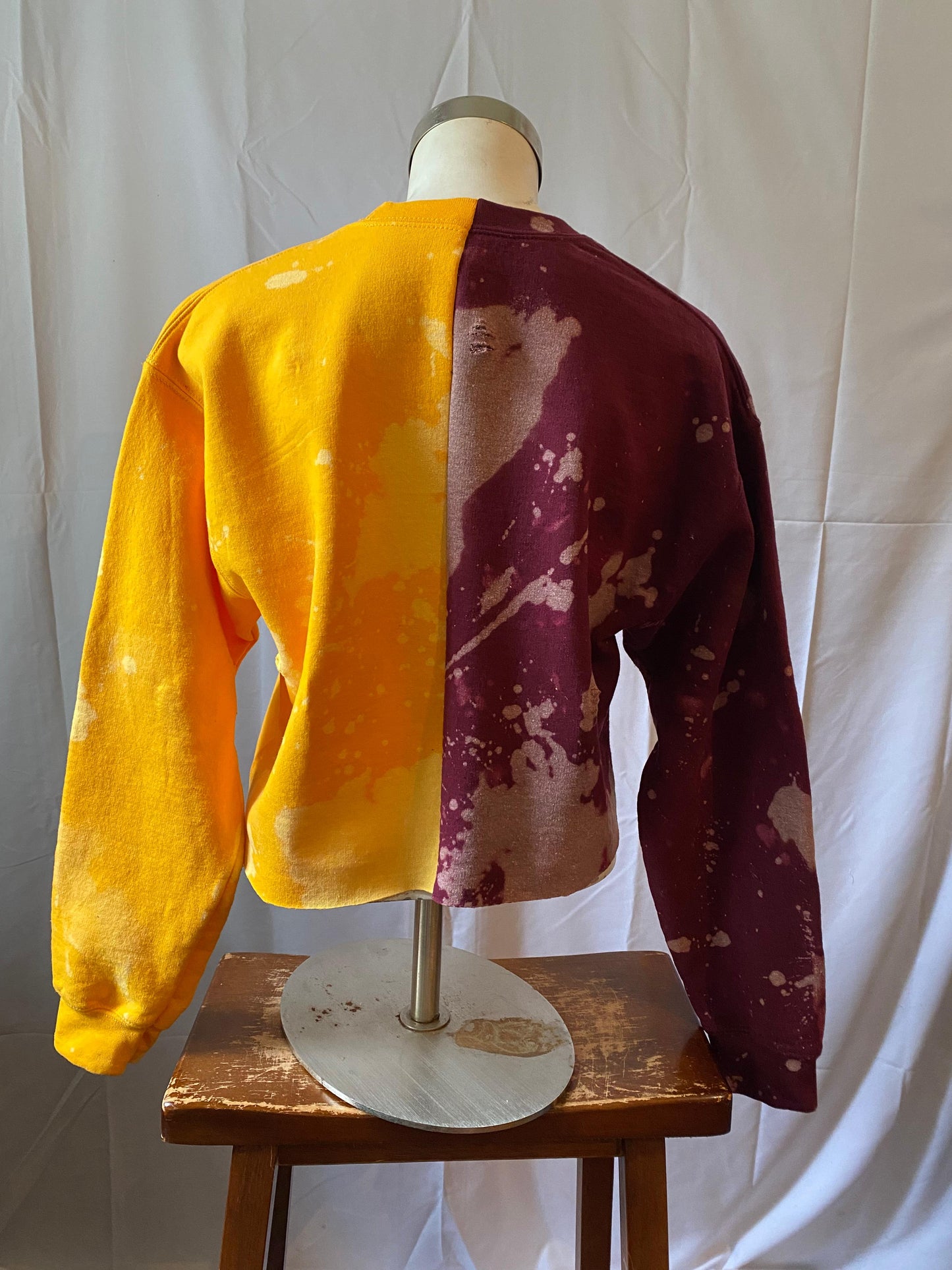 Handmade Central State Half and Half Lace-Up Sweatshirt
