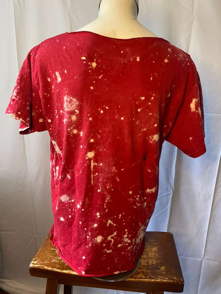 Handmade Oklahoma Sooners Lace Up T-Shirt in Crimson