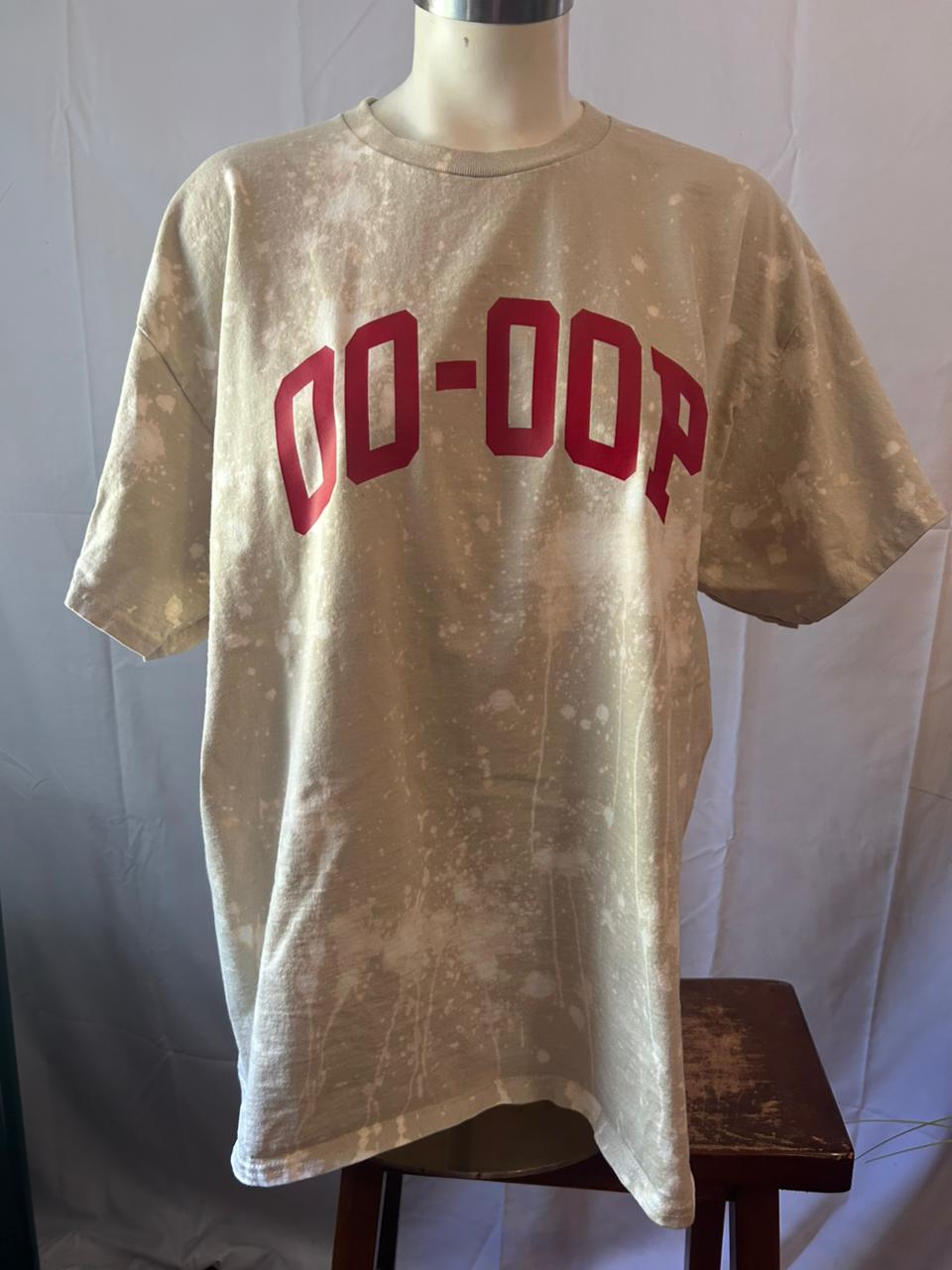 Handmade DST “Oo-Oop” in Cream T-Shirt