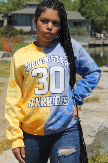Handmade Golden State Half and Half Sweatshirt
