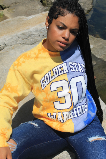 Handmade Golden State Half and Half Sweatshirt