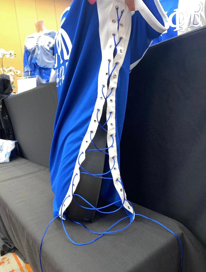 Handmade Zeta Phi Beta Z-Phi 1920 Lace or No Lace Jersey Top
