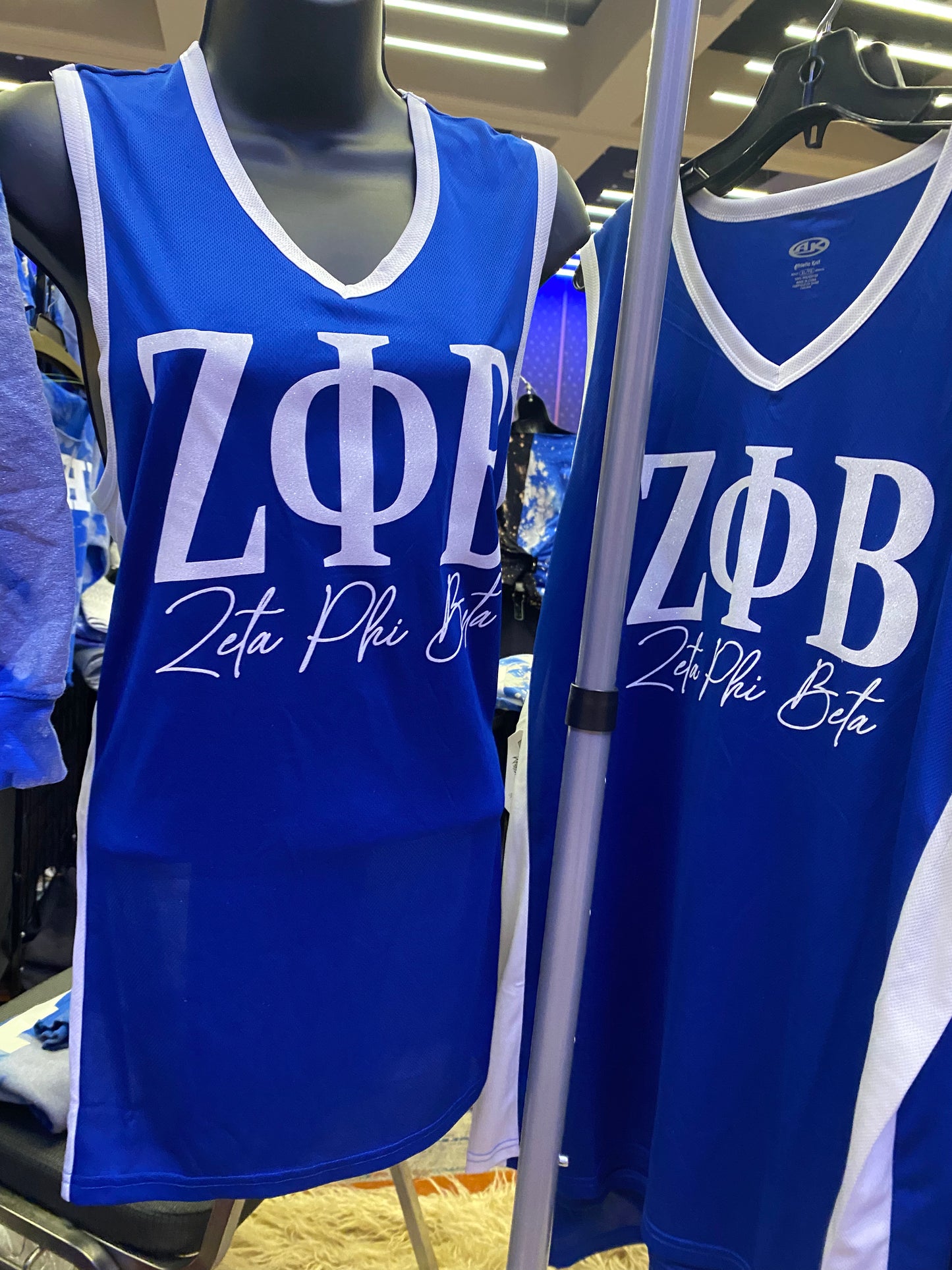 Handmade Zeta Phi Beta Z-Phi 1920 Solid White Lace or No Lace Jersey Top
